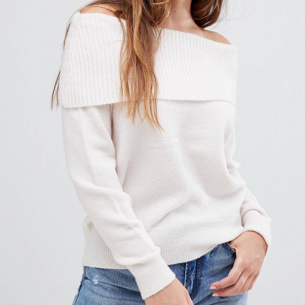 ASOS white sweater